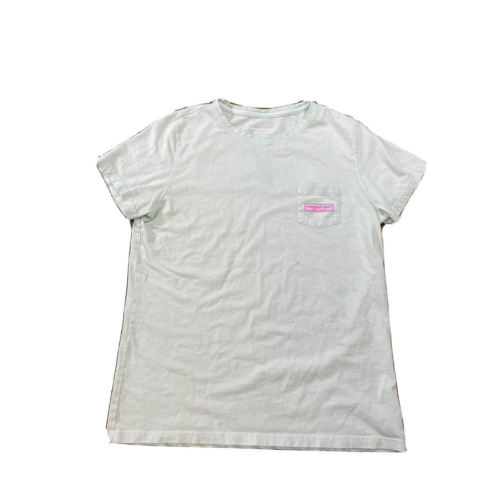 Martha’s Vineyard Vines Pocket T-shirt Women’s Size M Double Side Graphic Flawed